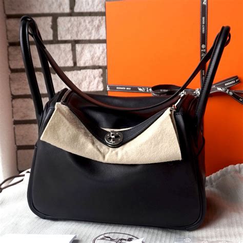 hermes black lindy bag